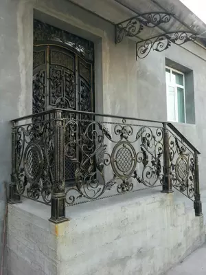 Кованые перила для дома 1