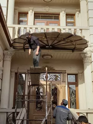 Кованые навесы 9