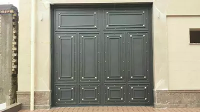 Металлические ворота 11