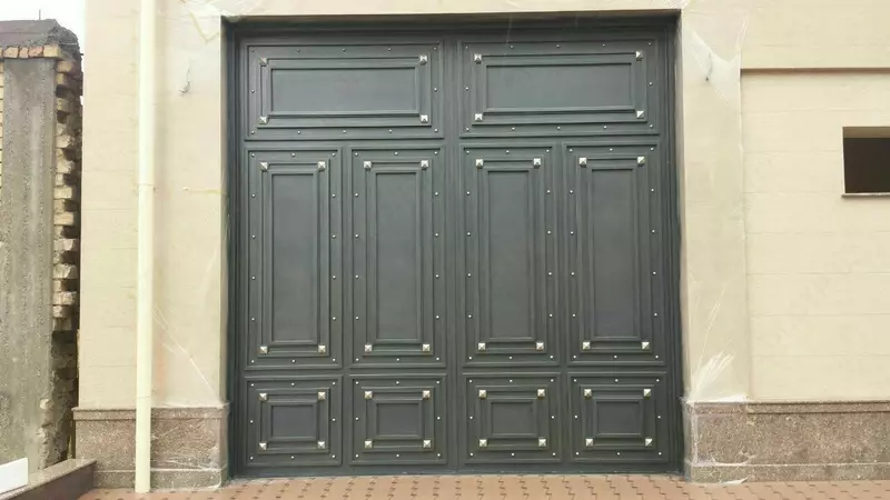 Металлические ворота 11