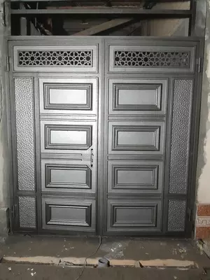 Металлические кованые ворота 49