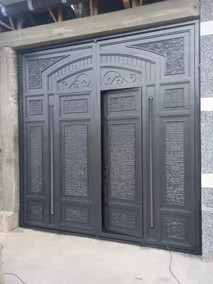 Металлические кованые ворота 56