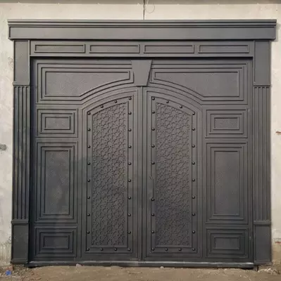 Металлические кованые ворота 64