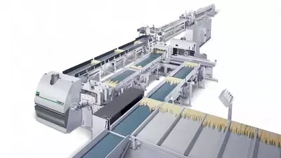 WEINIG Turbo-S 1000 - Линия сращивания для коротких заготовок