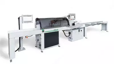 WEINIG OptiCut S 50 - Оптимизирующая торцовочная пила с толкателем