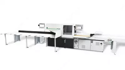 WEINIG OptiCut S 90 XL - Торцовочная пила с позиционирующим толкателем