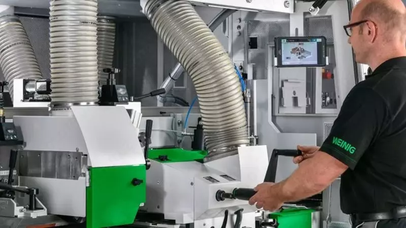 WEINIG Powermat 1500: Разносторонний строгально-калевочный станок Только в розницу