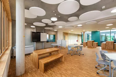 Akustik shovqinni yutuvchi panellar (vertikal shift) ITS