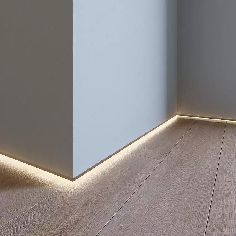 Теневой профиль и плинтус для гипсокартона