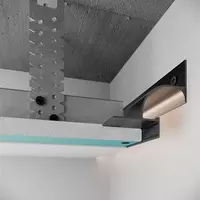 Теневой профиль для гипсокартонного потолка с возможностью освещения. - от {0} сум