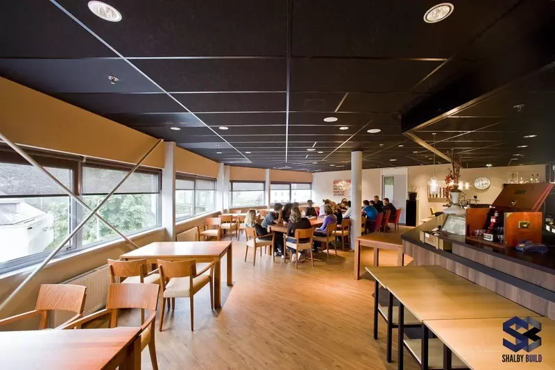 Shift va devor panellari Rockfon Industrial Black