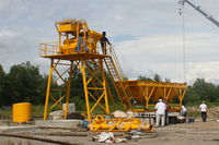   Бетонный завод HZS25  25 м3/h Бетоносмесительная Установка БСУ