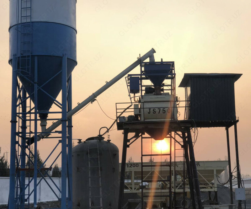  Бетонный завод HZS35  35 м3/h Бетоносмесительная Установка БСУ - 