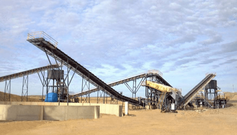 Стационарная дробильная и сортировочная станция