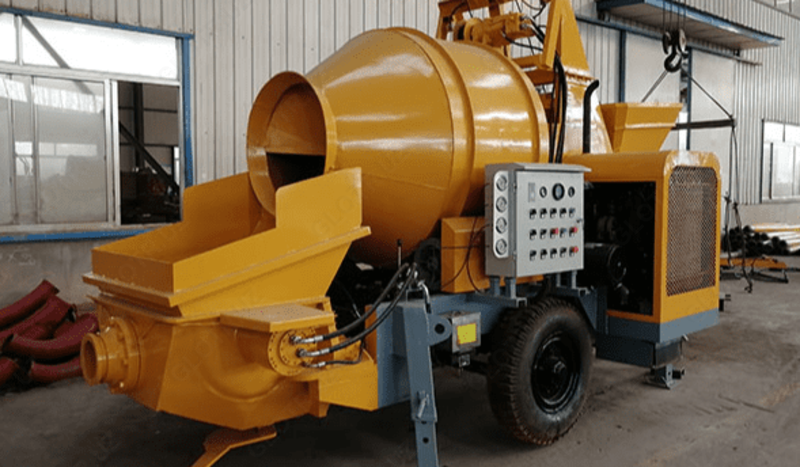 Бетонно-перемешивающий насос