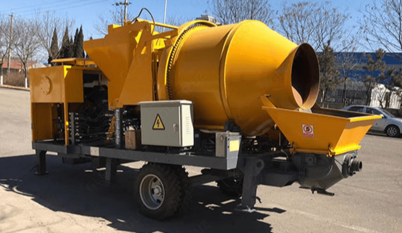  Бетонно-перемешивающий насос - 