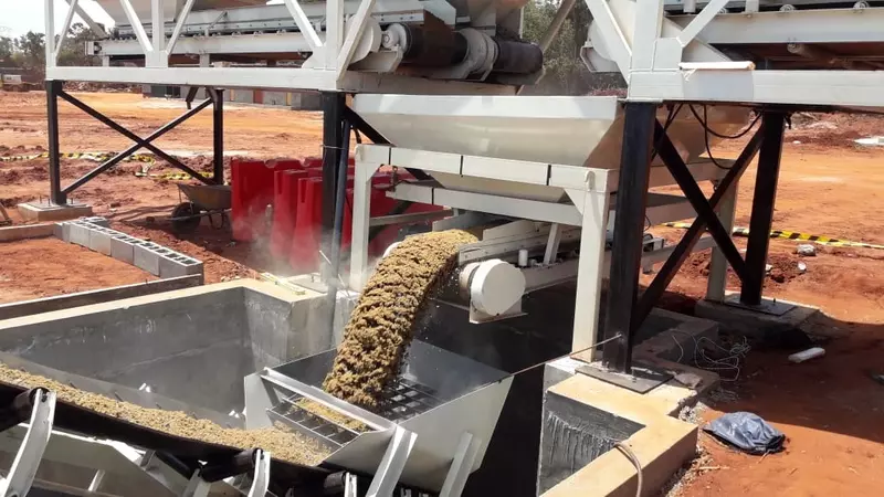  Бетонный завод HZS50 - 