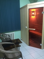 Pionerskayadagi mini sauna.