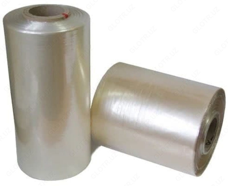 "U" va "T" markali issiqlik bilan qisqaradigan polietilen plyonkasi 0,05-0,1 mm; 0,6 mkm; kengligi 150 sm