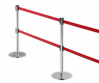 Парковочные стойки Столбики ленточные Лента ограждение Антипарковка Перегородки переносной Барьеры натяжные передвижные