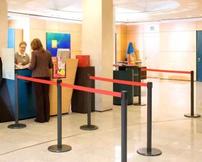 Временные ограждения с лентами