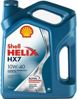 Масло полусинтетическое SHELL HELIX HX7 10W-40 4л - 249 979 сум