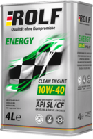 Масло полусинтетическое ROLF Energy SAE API SL/CF 10W-40 4л - 185 437 сум