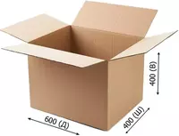 Гофрокоробка 600*400*400 мм 5-слойная - 12 000 сум
