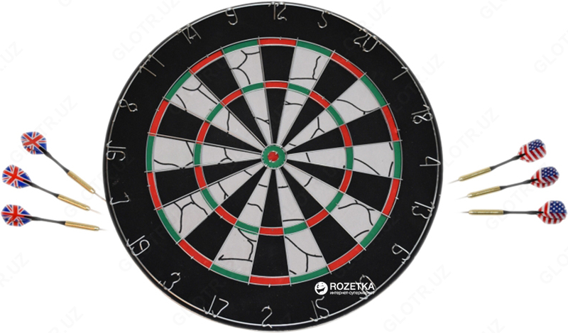 Мишень для игры в Дартс .