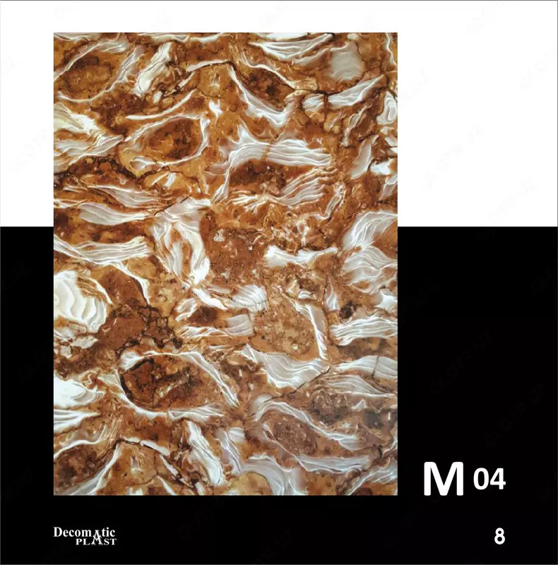 Глянцевая декоративная панель из ПВХ M04