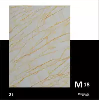 Глянцевая декоративная панель из ПВХ M18  1.22*2.44