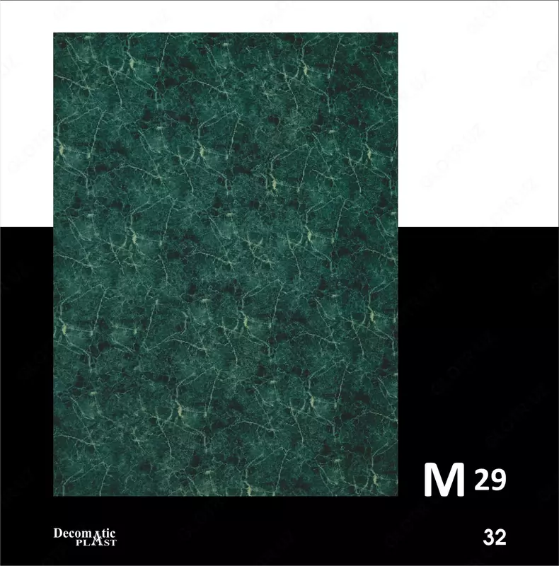 Yaltiroq dekorativ PVX paneli 1.22*2.80