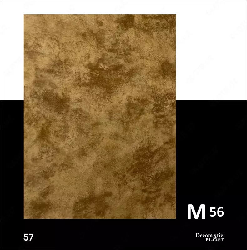  Глянцевая декоративная панель из ПВХ M56  1.22*2.44 - 