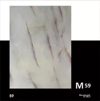  Глянцевая декоративная панель из ПВХ  1.22*2.44 M59 - 