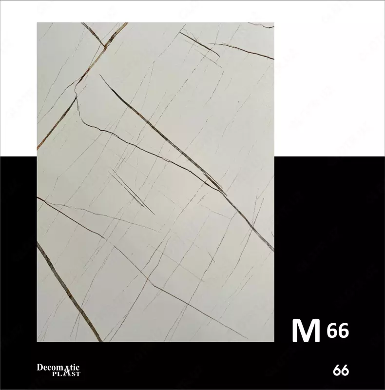 Глянцевая декоративная панель из ПВХ M66  1.22*2.44