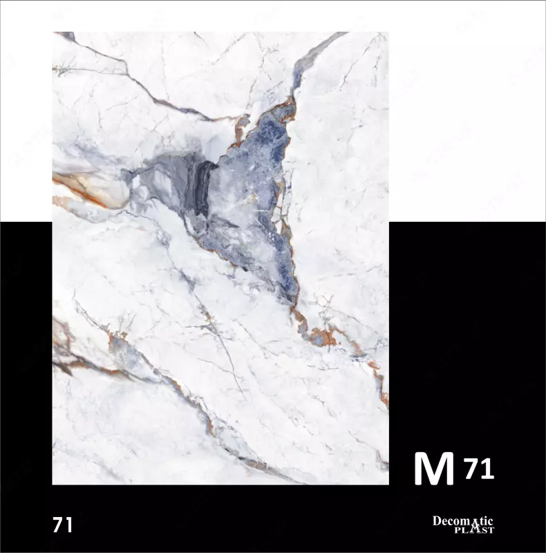 Глянцевая декоративная панель из ПВХ 1.22*2.44 M71