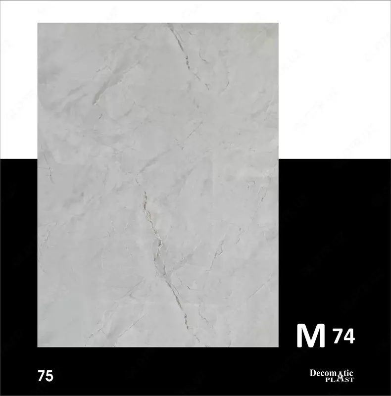  Глянцевая декоративная панель из ПВХ  1.22*2.44 M74 - 