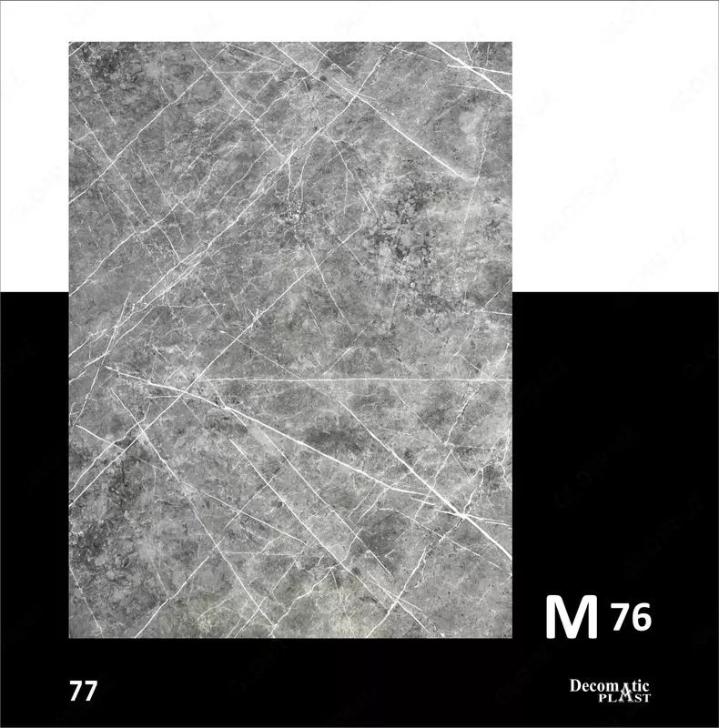 Yaltiroq dekorativ PVX paneli 1.22*2.44