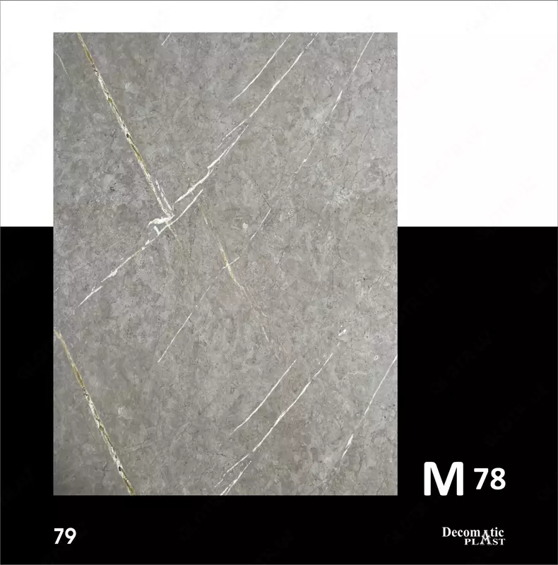  Глянцевая декоративная панель из ПВХ 1.22*2.44 M78 - 