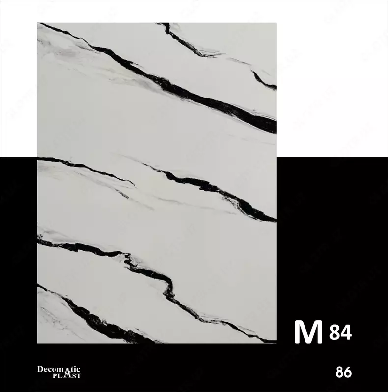 Глянцевая декоративная панель из ПВХ 1.22*2.80 M84