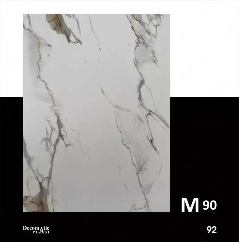 Глянцевая декоративная панель из ПВХ 1.22*2.80 M90