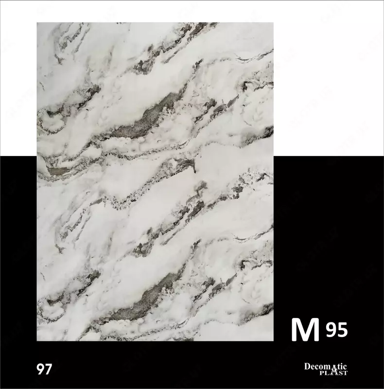 Глянцевая декоративная панель из ПВХ 1.22*2.44 M95