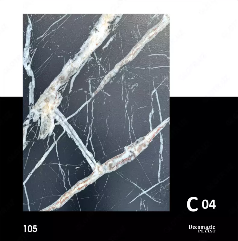 Mat dekorativ PVX paneli