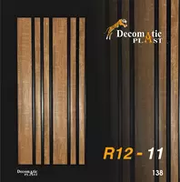 Yivli PVX dekorativ paneli 0.20х2.90