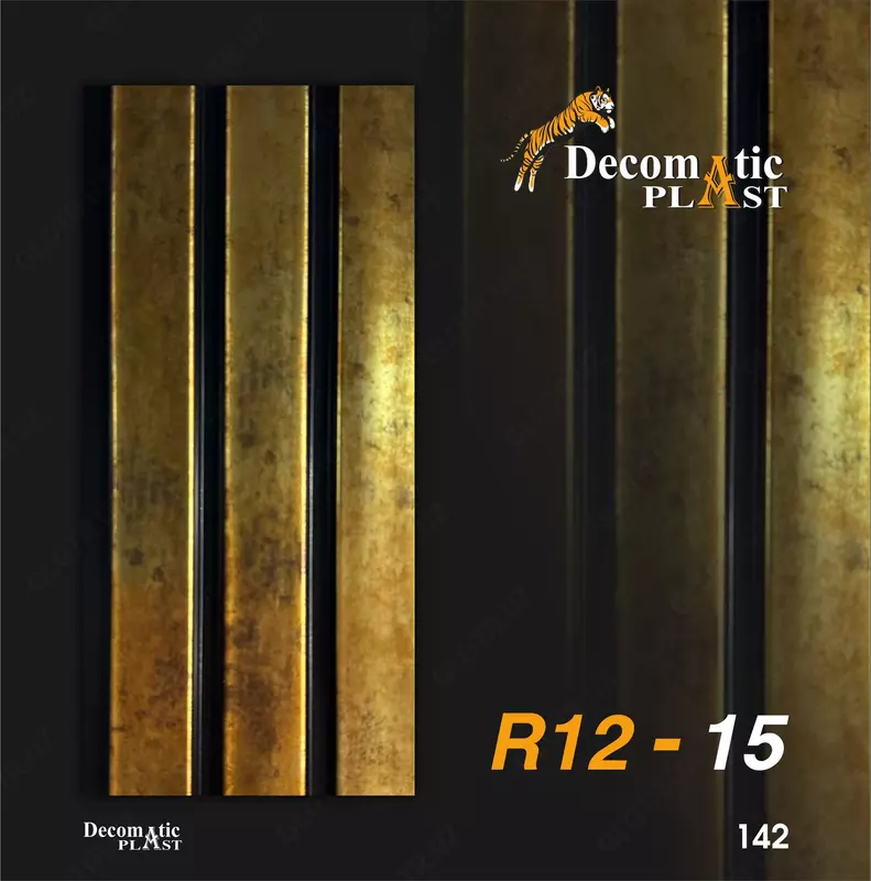 Yivli PVX dekorativ paneli 0.12х2.90 - 65 000 so'm