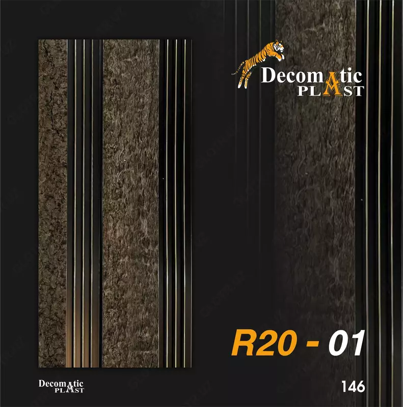  Yivli PVX dekorativ paneli 0.20х2.90 - 