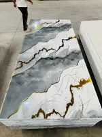   1220 mm x 2800 mm olchamdagi dekorativ PVX panellar E 34