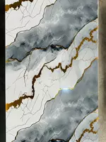  1220 mm x 2800 mm olchamdagi dekorativ PVX panellar E 34 Chakana savdo