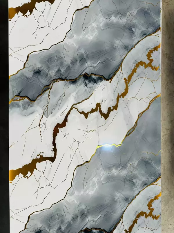  1220 mm x 2800 mm olchamdagi dekorativ PVX panellar E 34 Chakana savdo