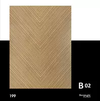 1220 mm x 2800 mm olchamdagi dekorativ PVX panellar B02